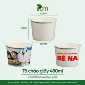 Tô Cháo Giấy 480ml